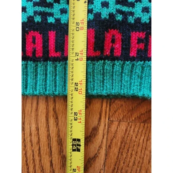 Ugly Christmas Sweater T-Rex Dinosaur With Boom Box Radio Kohl's Youth Medium M - Picture 11 of 11